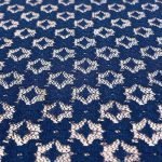 Tela de Encaje Estrellas Azul Marino - Imagen 3